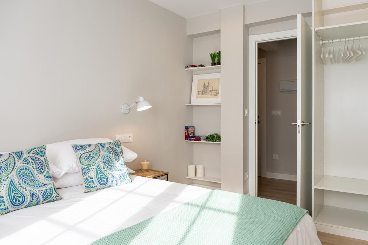 Apartamento De Diseno Centrico Con Terraza Espectacular Santiago de Compostella Buitenkant foto
