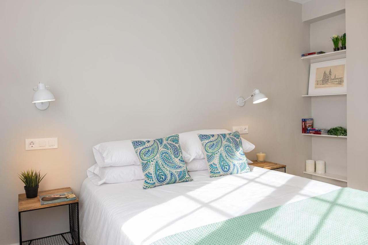 Apartamento De Diseno Centrico Con Terraza Espectacular Santiago de Compostella Buitenkant foto