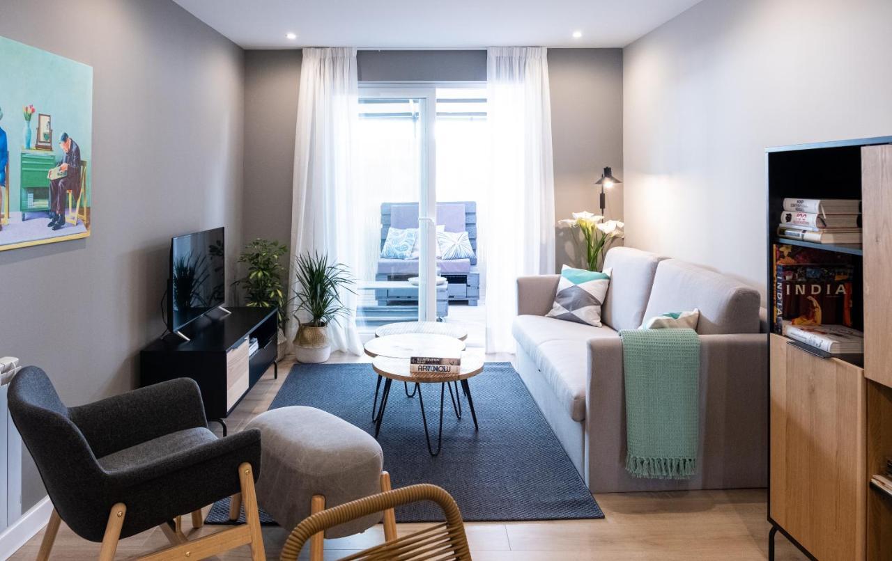 Apartamento De Diseno Centrico Con Terraza Espectacular Santiago de Compostella Buitenkant foto