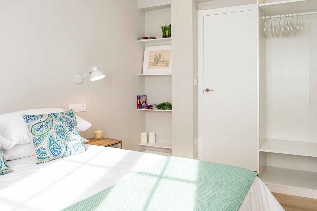 Apartamento De Diseno Centrico Con Terraza Espectacular Santiago de Compostella Buitenkant foto
